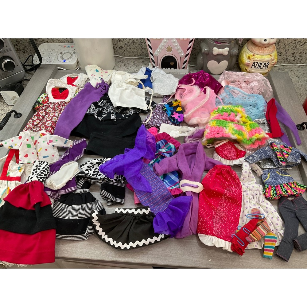 HUGE VINTAGE DOLL CLOTHING LOT